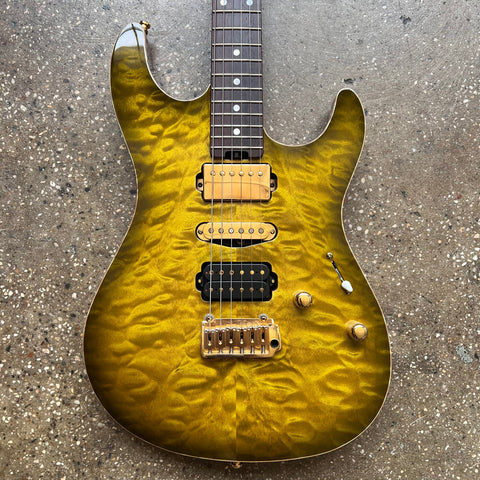 2018 ESP Custom Shop Snapper Specs - Ivy Green