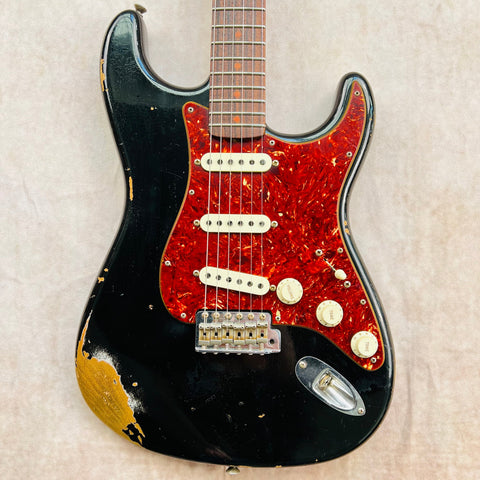 2018 Fender Custom Shop 1960 Roasted Stratocaster Heavy Relic Limited Edition Specs - Aged Black