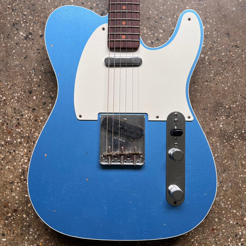 2018 Fender Custom Shop 59 Esquire Custom Journeyman Relic Specs - Faded Lake Placid Blue