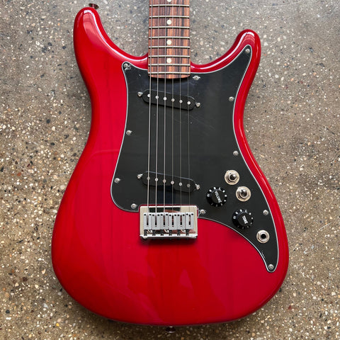 2019 Fender Player Lead II Crimson Red Transparent Specs