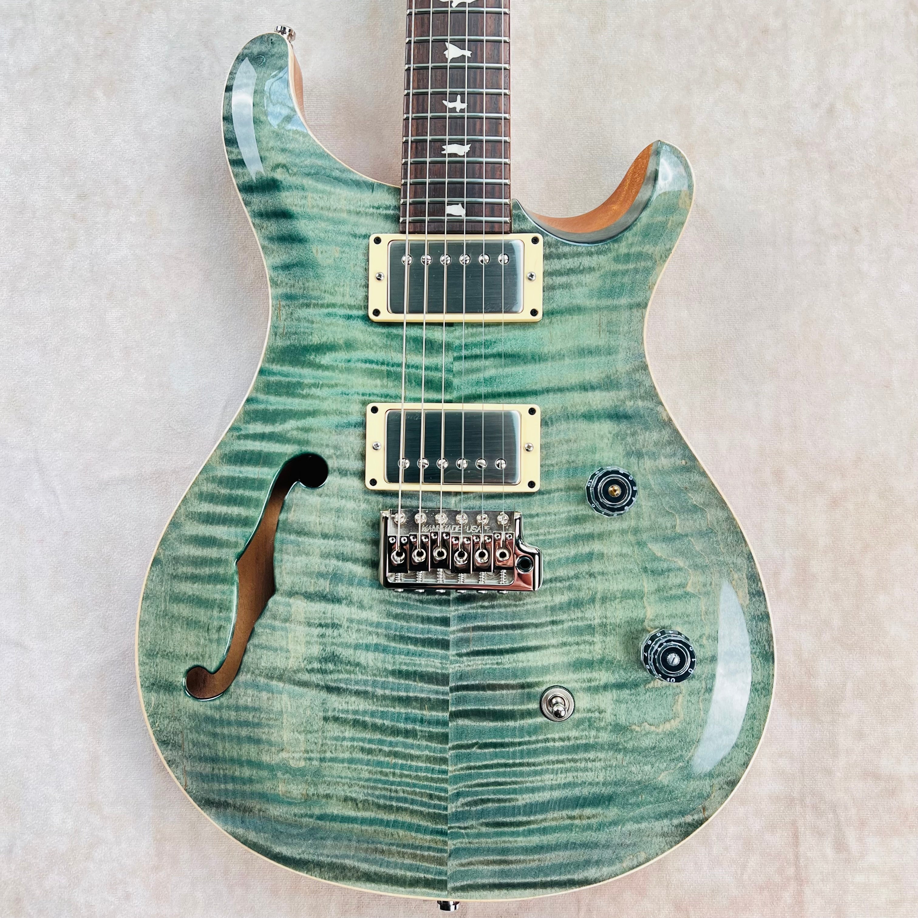 2019 PRS CE 24 Semi-Hollow Specs - Trampas Green | Tone Wolf