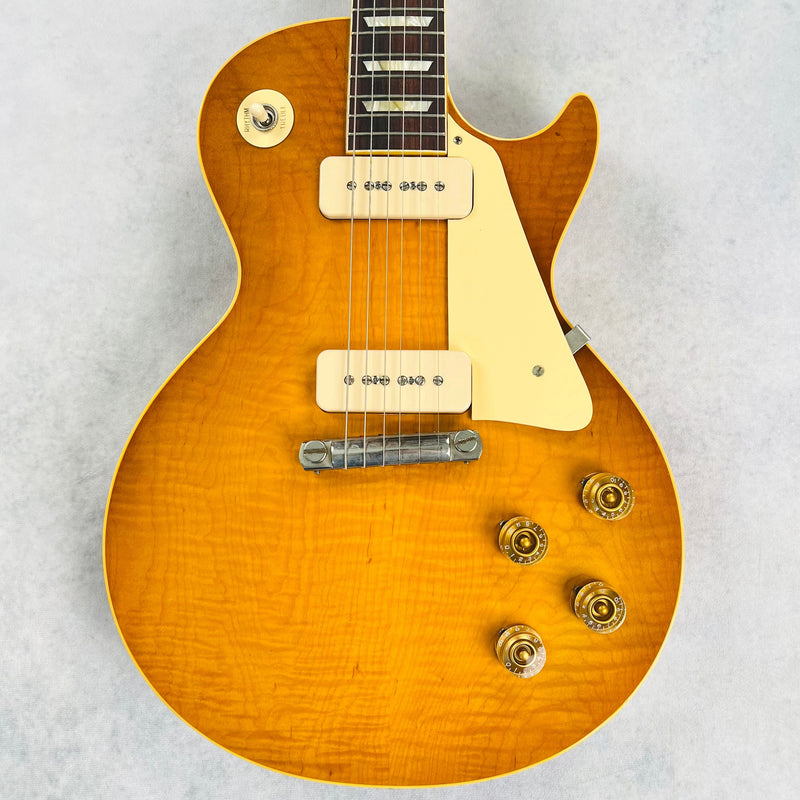 Gibson Custom Shop 1954 Les Paul Flame Top Reissue VOS 2021 Orange Drop Specifications