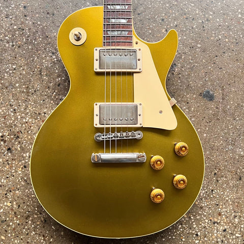 2021 Gibson Custom Shop Custom Shop '57 Les Paul Standard Reissue VOS Specs - Goldtop Darkback