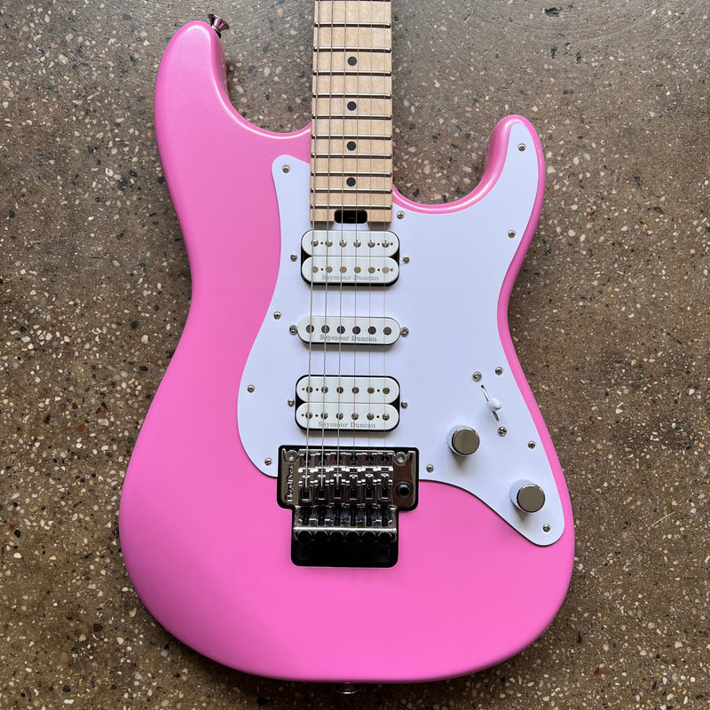 Charvel Pro-Mod So-Cal Style 1 HSH Floyd Rose Maple Fretboard 2022 - Platinum Pink - 1