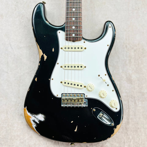 2022 Fender Custom Shop 1967 Stratocaster Heavy Relic Specs - Aged Black
