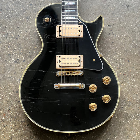 2023 Gibson Custom Shop Les Paul Custom Murphy Lab Ultra Light Aging Specs - Ebony