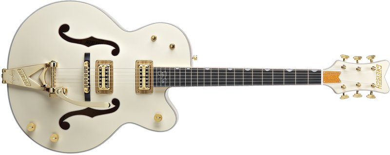 Gretsch G6136-1958 Stephen Stills Signature White Falcon with Bigsby Ebony Fingerboard Aged White Specifications