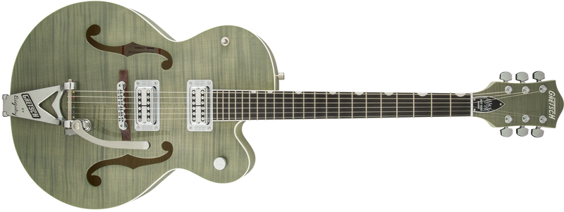 Gretsch G6120SH-HGRN Brian Setzer 2-Tone Hot Rod with Bigsby TV Jones Setzer Pickups Highland Green Specifications