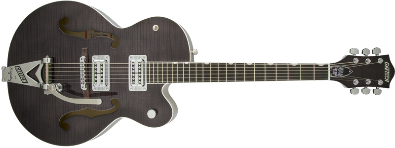 Gretsch G6120SH-2TBLK Brian Setzer 2-Tone Hot Rod with Bigsby TV Jones Setzer Pickups Tuxedo Black Specifications