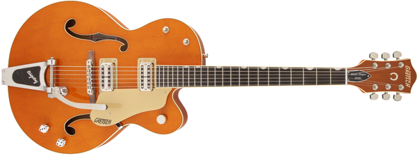 Gretsch G6120SSLVO Brian Setzer Signature Nashville Hollow Body Bigsby Vintage Orange Stain Specs