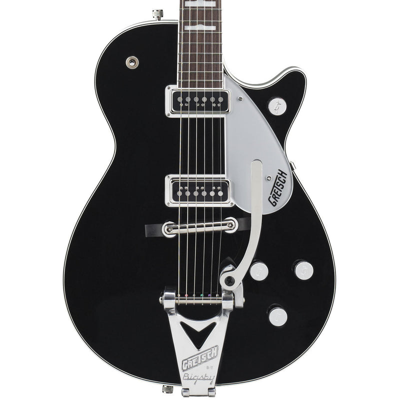 Gretsch G6128T-GH George Harrison Signature Duo Jet Solid Body with Bigsby - Black - 1