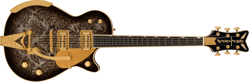 Gretsch G6134TG Limited Edition Paisley Penguin with String-Thru Bigsby Ebony Fingerboard Black Paisley Specifications