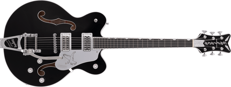 Gretsch G6636TSL Players Edition Silver Falcon Center Block Double-Cut with String-Thru Bigsby Filter’Tron Pickups Black Specifications
