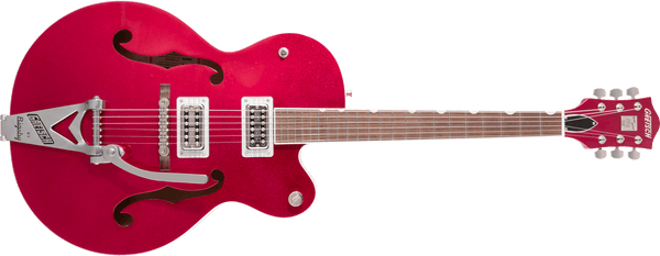 Gretsch G6120T-HR Brian Setzer Signature Hot Rod Hollow Body Bigsby Magenta Sparkle Specs