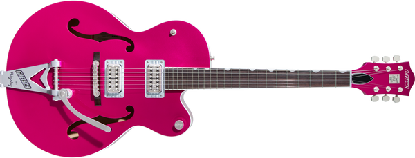Gretsch G6120T-HR Brian Setzer Signature Hot Rod Hollow Body Bigsby Candy Magenta Specs