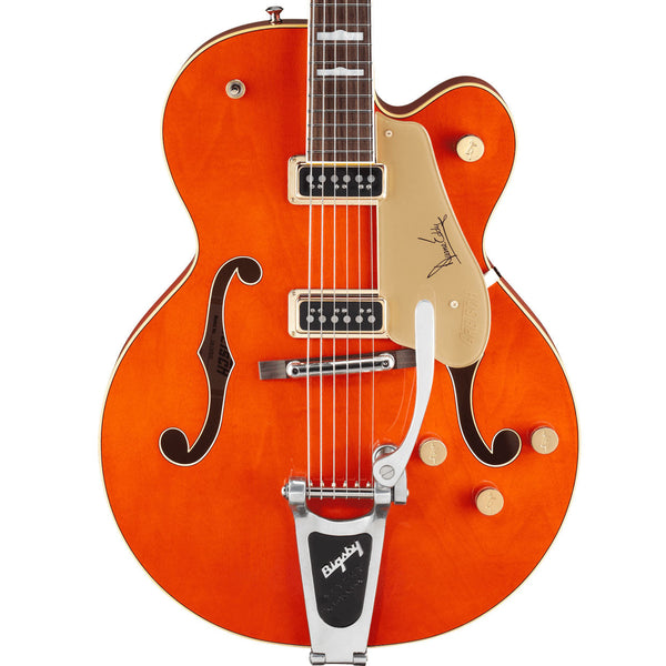 Gretsch G6120DE Duane Eddy Signature 6120 Hollow Body with Bigsby Desert Sunrise Specs
