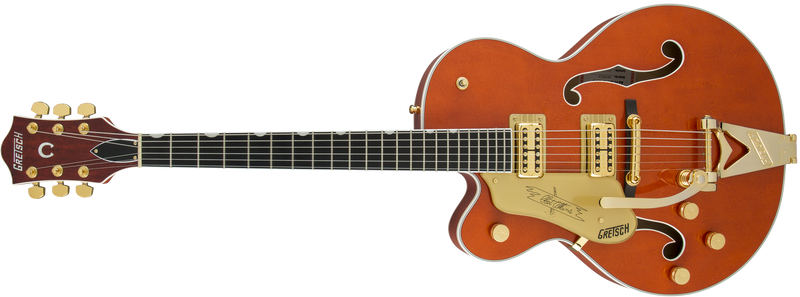 Gretsch G6120TLH Players Edition Nashville with Bigsby Left-Handed Filter'Tron Pickups Orange Stain Specifications