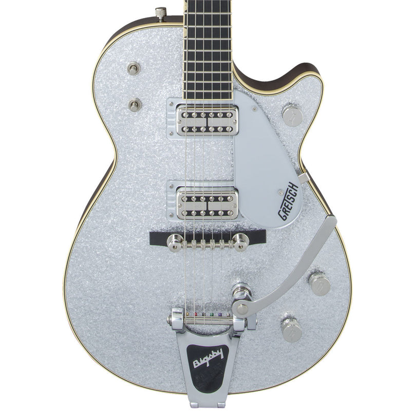 Gretsch G6129T-59 Vintage Select '59 Silver Jet with Bigsby - Silver Sparkle - 1