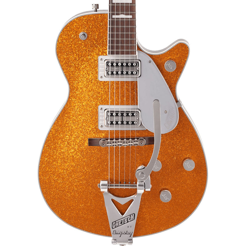 Gretsch G6129T-89 Vintage Select '89 Sparkle Jet with Bigsby - Gold Sparkle - 1