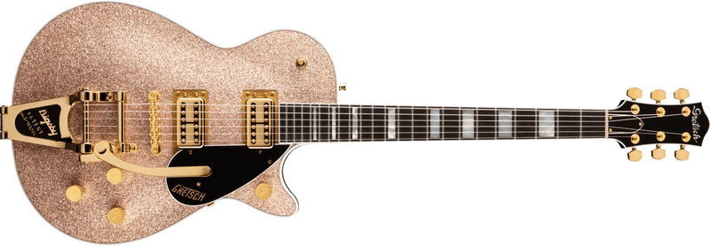 Gretsch G6229TG Limited Edition Players Edition Sparkle Jet BT with Bigsby and Gold Hardware Ebony Fingerboard Champagne Sparkle Specifications