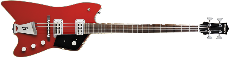 Gretsch G6199 Billy Bo Bass 30.3" Scale "G" Cutout Tailpiece TV Jones Rosewood Fingerboard Firebird Red Specifications