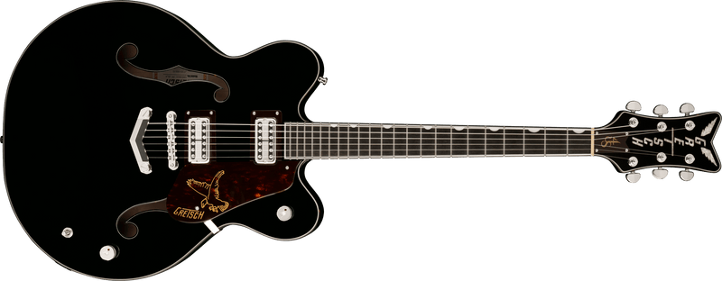 Gretsch G6636-RF Richard Fortus Signature Falcon Center Block with V-Stoptail Ebony Fingerboard Black Specifications