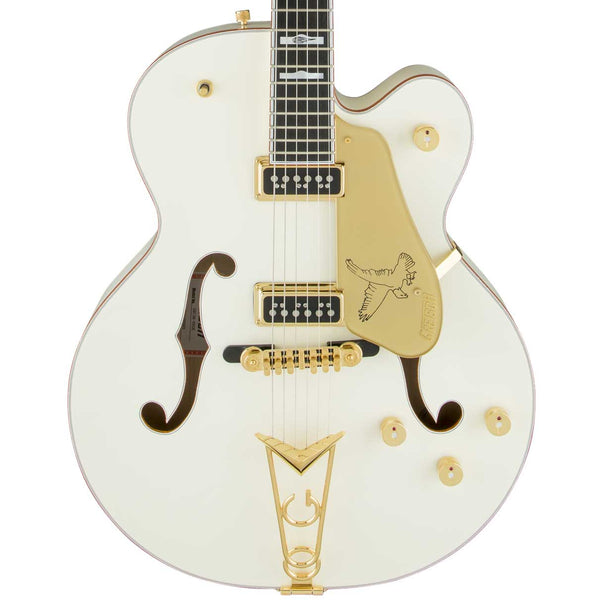 Gretsch G6136-55 Vintage Select Edition '55 Falcon Hollow Body with Cadillac Tailpiece White Lacquer Specs