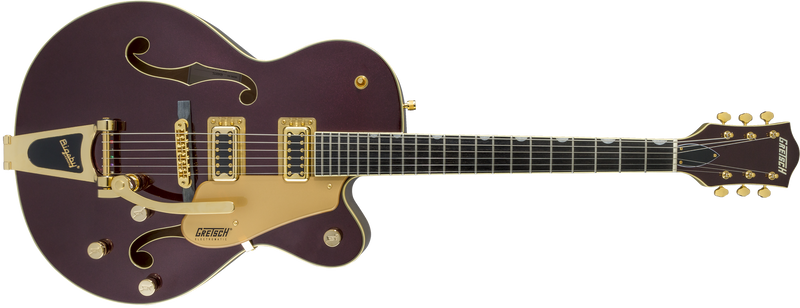 Gretsch G5420TG Electromatic 135th Anniversary LTD Hollow Body Single-Cut with Bigsby Compressed Ebony Fingerboard Two-Tone Dark Cherry Metallic/Casino Gold Specifications