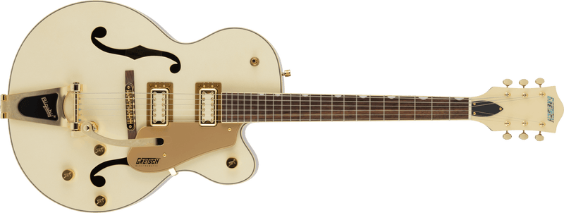 Gretsch G5420TG Electromatic Pristine LTD Hollow Body Single-Cut with Bigsby Laurel Fingerboard White Gold Specifications