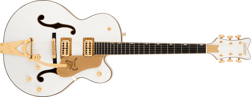 Gretsch Synchromatic Falcon Hollow Body Single-Cut with Bigsby Ebony Fingerboard Snowcrest White Specifications