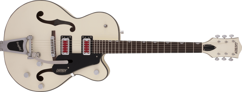 Gretsch G5410T Electromatic "Rat Rod" Hollow Body Single-Cut with Bigsby Rosewood Fingerboard Matte Vintage White Specifications