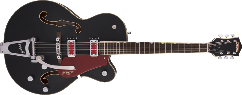 Gretsch G5410T Electromatic "Rat Rod" Hollow Body Single-Cut with Bigsby Rosewood Fingerboard Matte Black Specifications