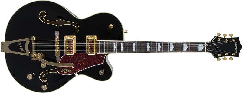 Gretsch G5420TG Limited Edition Electromatic '50s Hollow Body Single-Cut with Bigsby and Gold Hardware Rosewood Fingerboard Black Specifications