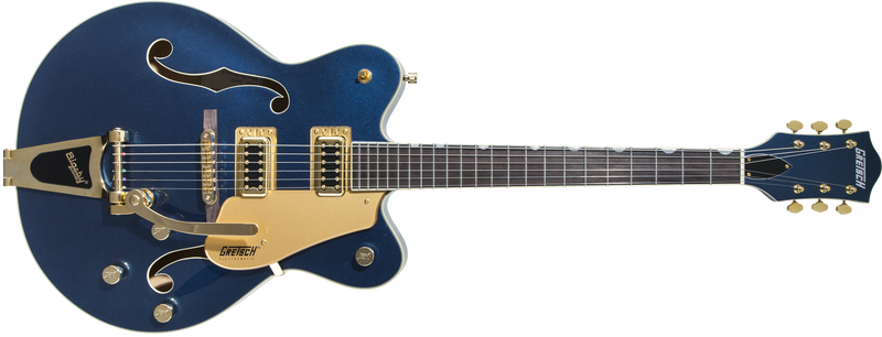 Gretsch G5422TG Limited Edition Electromatic Hollow Body Double-Cut with Bigsby and Gold Hardware Rosewood Fingerboard Midnight Sapphire Specifications