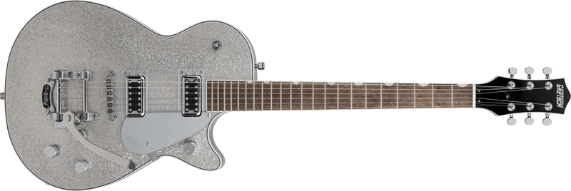 Gretsch G5230T Electromatic Sparkle Jet FT Single-Cut with Bigsby Laurel Fingerboard Silver Sparkle Specifications