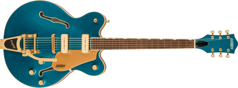 Gretsch Electromatic Pristine LTD Center Block Double-Cut with Bigsby Laurel Fingerboard Petrol Specifications
