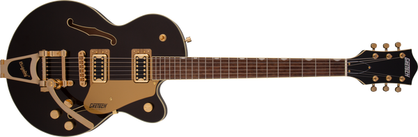 Gretsch G5655TG Electromatic Center Block Jr. Single-Cut Bigsby Gold Hardware Black Gold Specs