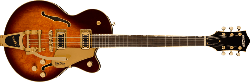 Gretsch G5655TG Electromatic Center Block Jr. Single-Cut with Bigsby and Gold Hardware Laurel Fingerboard Single Barrel Burst Specifications