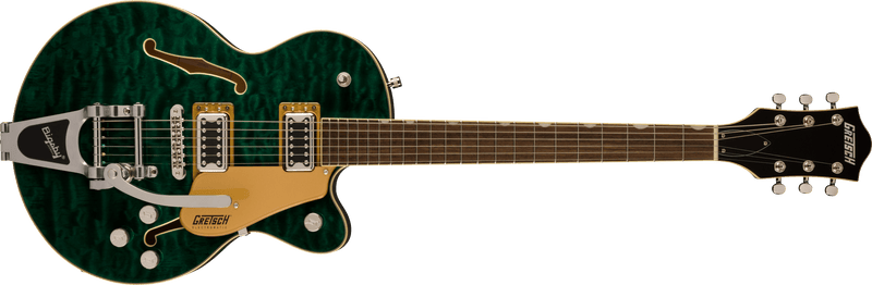 Gretsch G5655T-QM Electromatic Center Block Jr. Single-Cut Quilted Maple with Bigsby Mariana Specifications