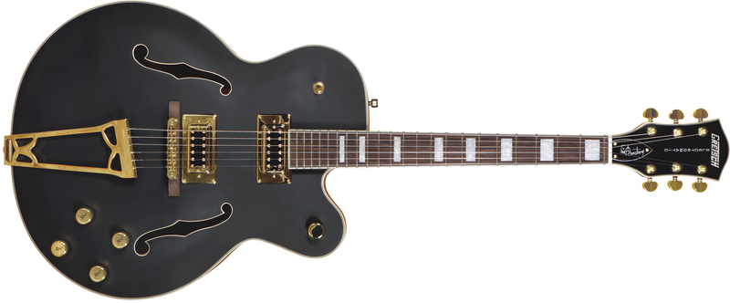 Gretsch G5191BK Tim Armstrong Signature Electromatic Hollow Body Gold Hardware Flat Black Specifications