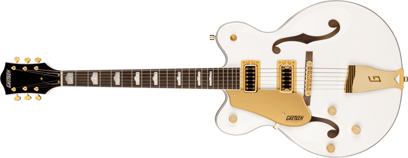 Gretsch G5422GLH Electromatic Classic Hollow Body Double-Cut with Gold Hardware Left-Handed Laurel Fingerboard Snowcrest White Specifications