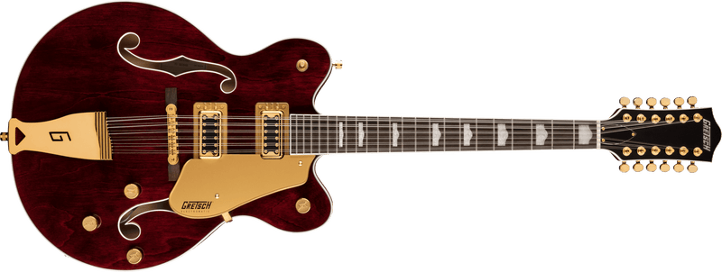 Gretsch G5422G-12 Electromatic Classic Hollow Body Double-Cut 12-String with Gold Hardware Laurel Fingerboard Walnut Stain Specifications