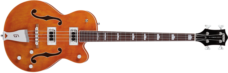 Gretsch G5440LSB Electromatic Hollow Body 34" Long Scale Bass Rosewood Fingerboard Orange Specifications