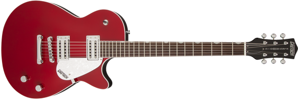 Gretsch G5425 Electromatic Jet Club Solid Body Firebird Red Top Black Back Specs