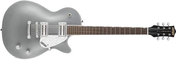 Gretsch G5425 Electromatic Jet Club Solid Body Silver Top Black Back Specs