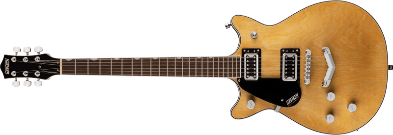 Gretsch G5222LH Electromatic Double Jet BT with V-Stoptail Left-Handed Laurel Fingerboard Natural Specifications