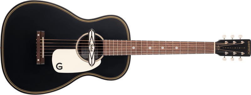 Gretsch G9520E Gin Rickey Acoustic/Electric with Soundhole Pickup Walnut Fingerboard Smokestack Black Specifications