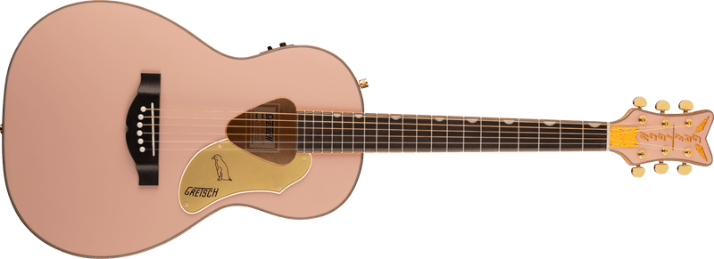 Gretsch G5021E Rancher Penguin Parlor Acoustic/Electric Shell Pink Specifications