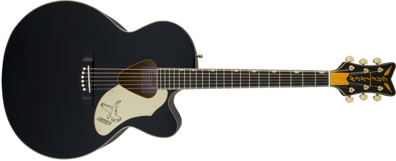 Gretsch G5022CBFE Rancher Falcon Jumbo Cutaway Acoustic/Electric Fishman Pickup System Black Specifications