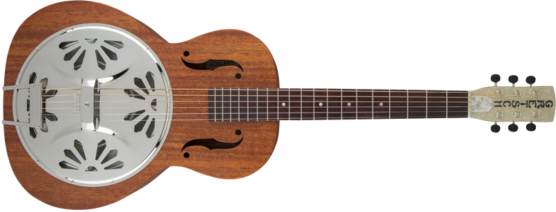 Gretsch G9200 Boxcar Round-Neck Mahogany Body Resonator Guitar Natural Specifications